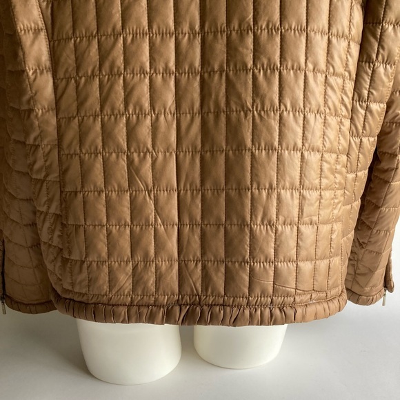 Chico's Tan Quilted Puffer Jacket - Picture 11 of 15